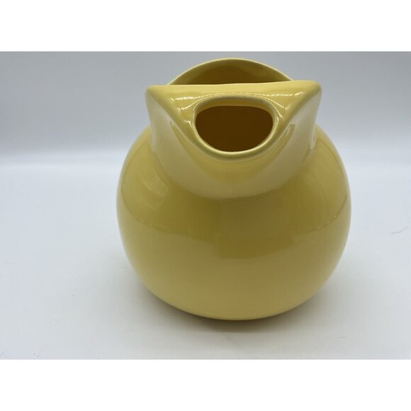 Franciscan Vintage Yellow Ball Pitcher with Ice Lip Made in California 1949-1953 - Picture 5 of 12